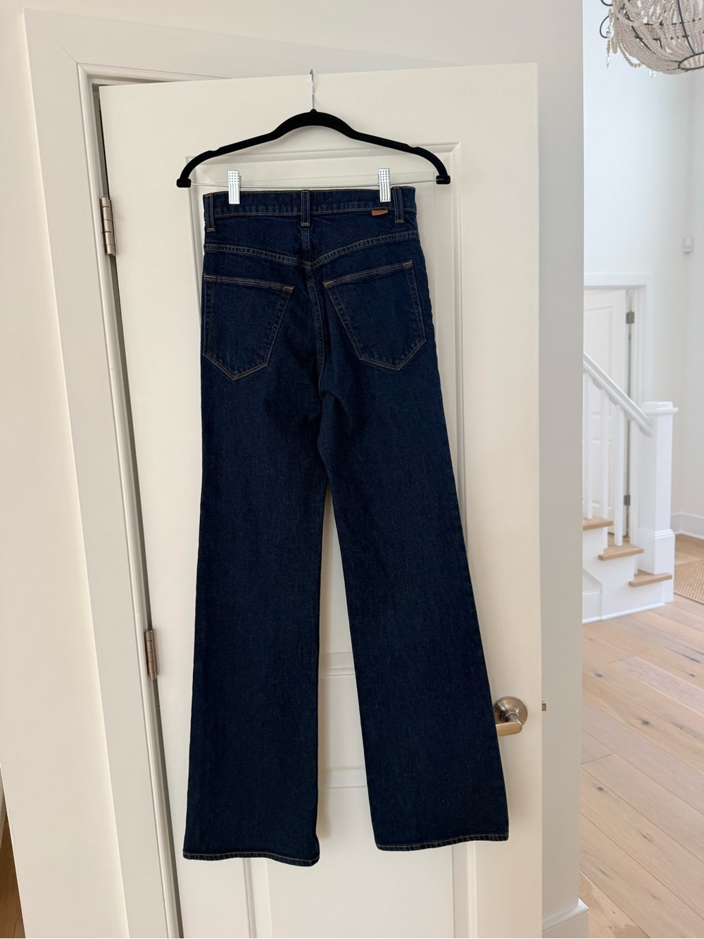 Jamie Haller High-Rise Flare Jeans in Dark Indigo size 26, never been worn - Picture 4 of 7